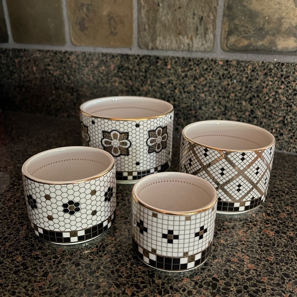 Anthropologie BISTRO TILE Collection Measuring Cups | Set Of 4 | NWT - Picture 5 of 10